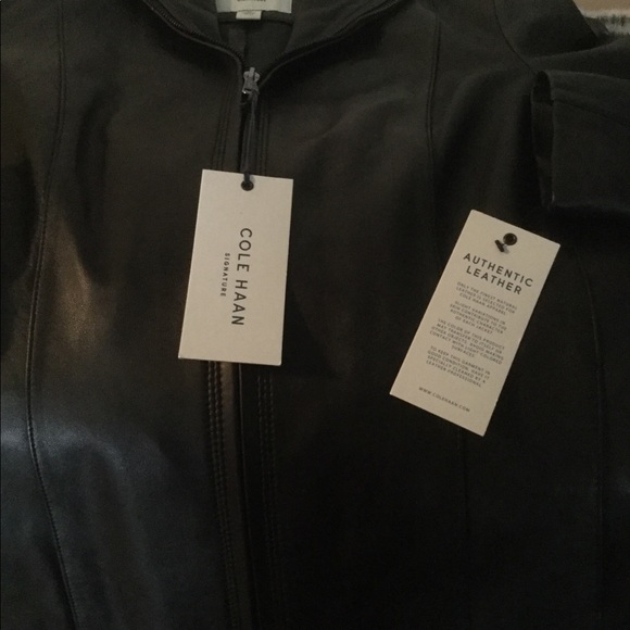 COPY - Cole Haan leather jacket - Picture 4 of 8